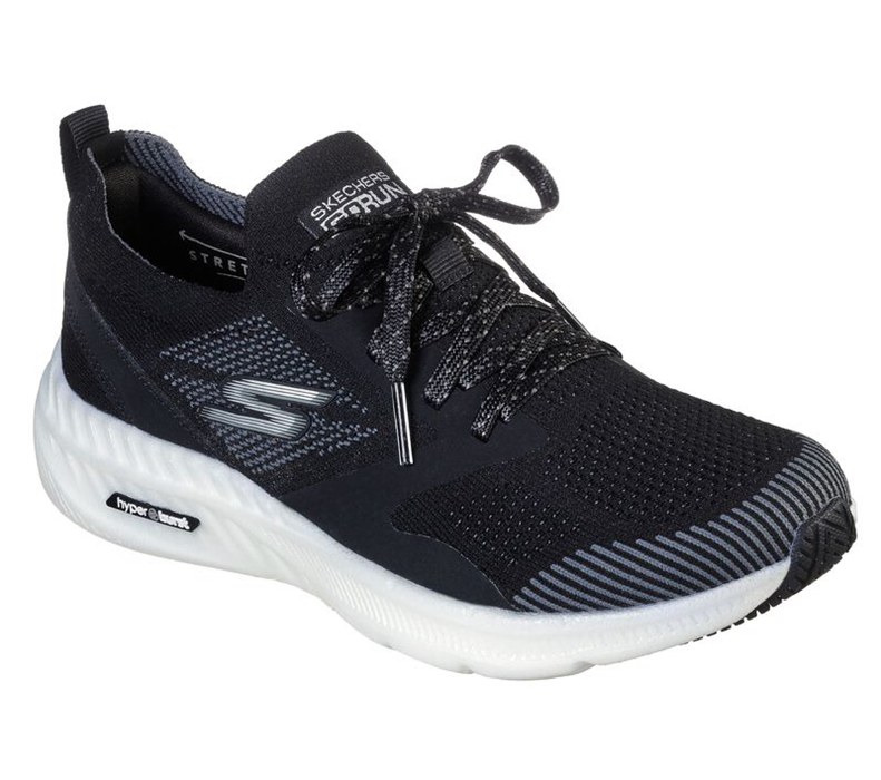 Skechers Dam Svarta/Vita Sneakers - Gorun Hyper Burst - Sverige (EXYHL-3405)